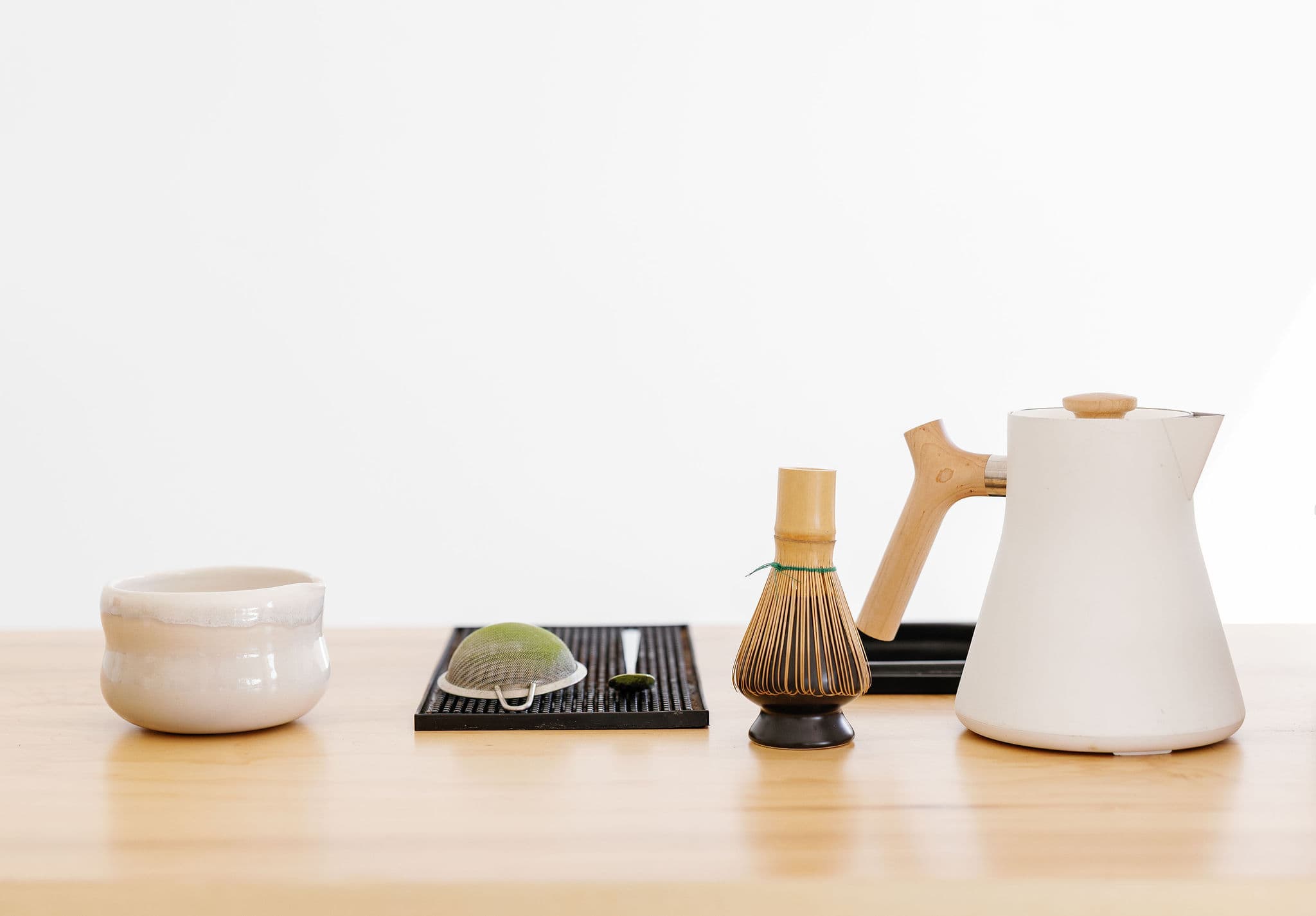 Matcha preparation tools and supplies