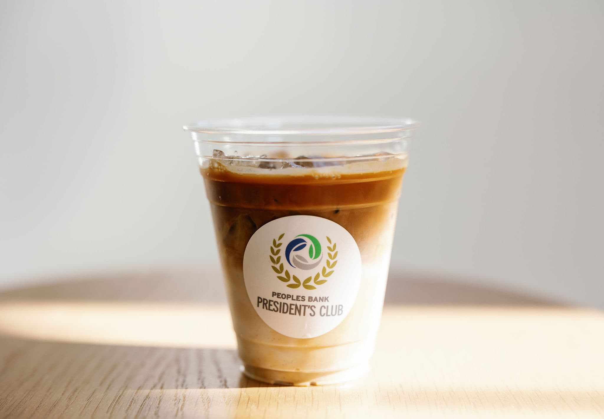 Custom branded coffee cup